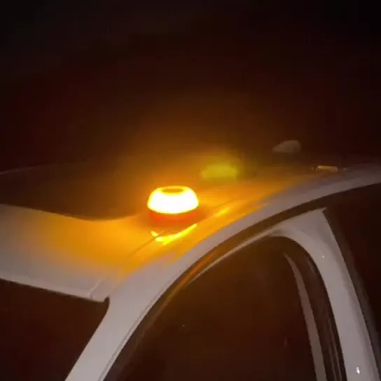 Led Car Emergency Light Flashlight Magnetic Induction Strobe Road Accident Lamp Beacon Safety Accessory
