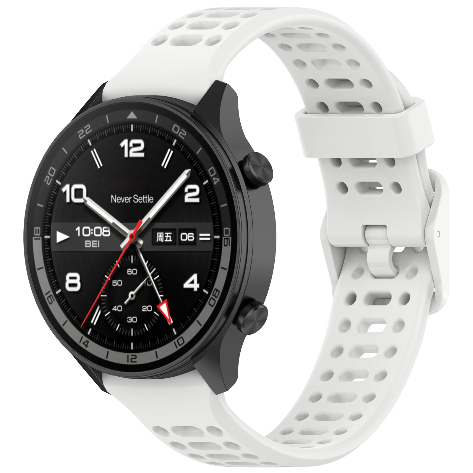 22 مللي متر حزام ساعة سيليكون حزام لساعة OPPO Sport/X2/X/4 Pro حزام الساعات سوار لساعة Oneplus 3/2/2R معصمه ملحق