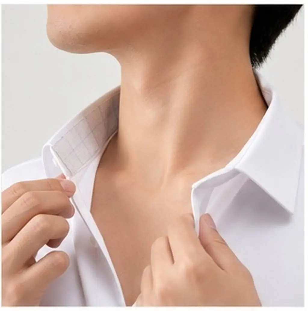 3 Rolls Hat Sweat Protectors Breathable Non-Woven Absorption Pads Self-Adhesive Sticky Liners for Collars Cuffs Clothing Hats
