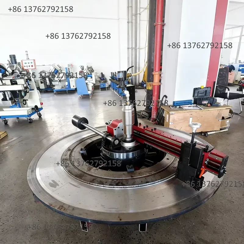 【2026】 FLS-1650 SERIN Portable Bidirectional Auto-feed 220V 3KW 560HZ Internal Mounted Flange Facing Beveler for Pipeline