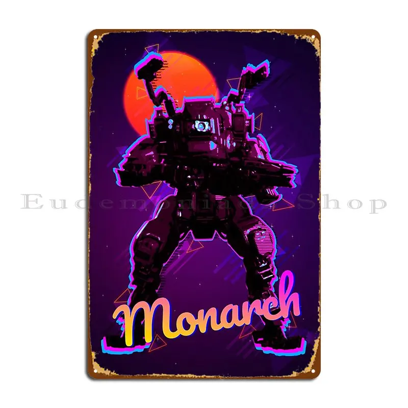 Titanfall 2 Monarch Metal Sign Cinema Classic Create Customize Vintage Tin Sign Poster