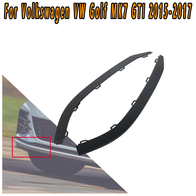 

5GG8059039B9 For Volkswagen VW Golf MK7 GTI 2015-2017 Car Front Bumper Lip Lower Spoiler Air Deflector Valance Trim Accessory