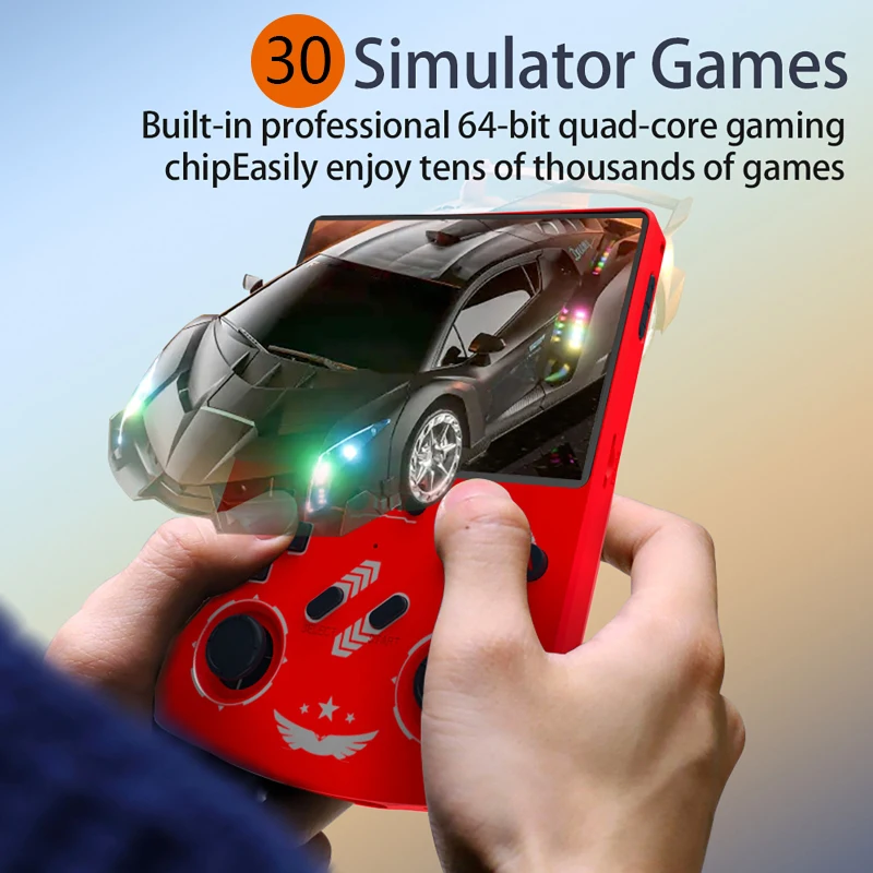 Handheld Video Game Console Mini Portable 4.2-inch IPS Screen Game Console Home Dual Joystick Handheld Game Console