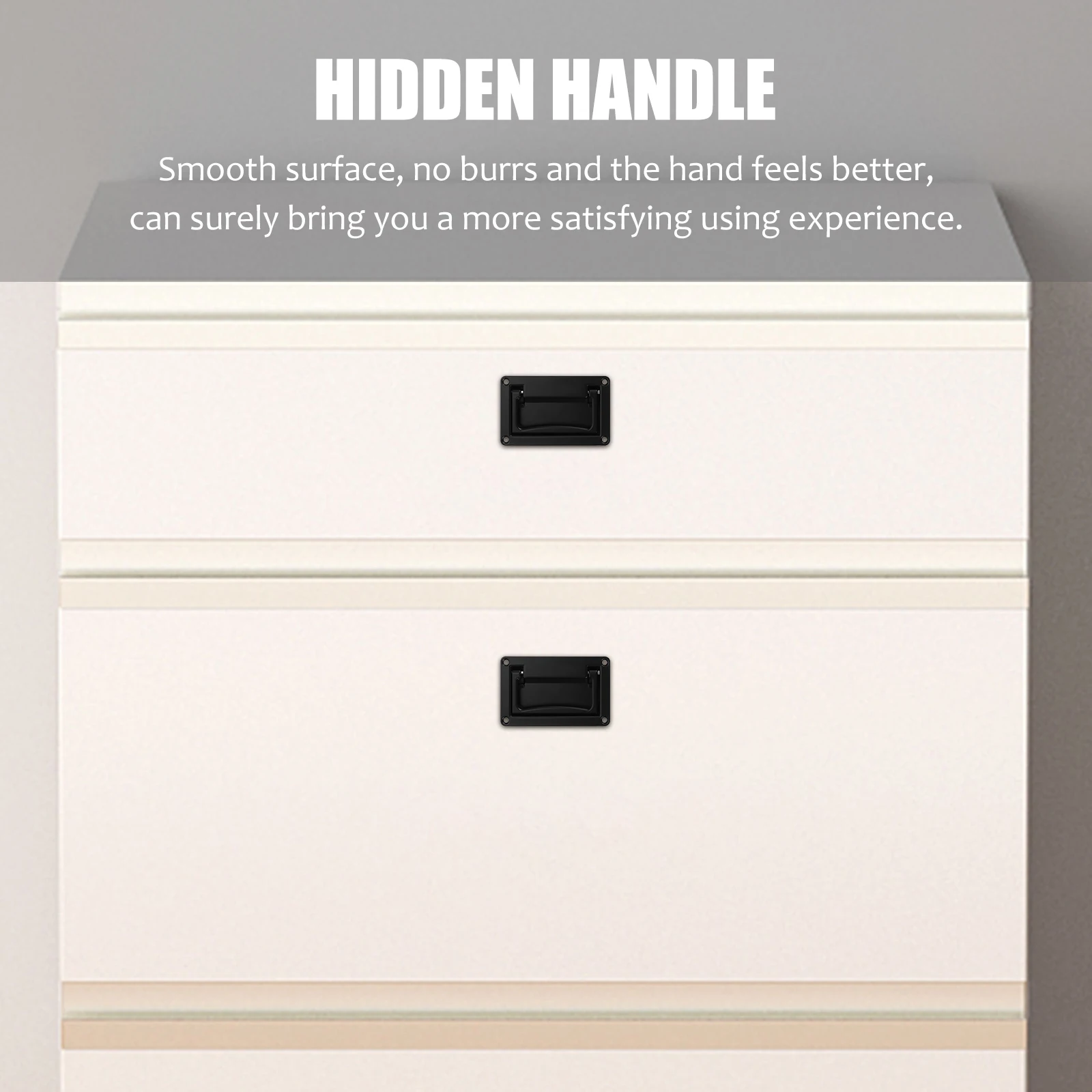

Toolbox Pulls Cabinet les Electric Box H Recessed Door H Double Sided Durable Practical Long Term Use Easy Installation