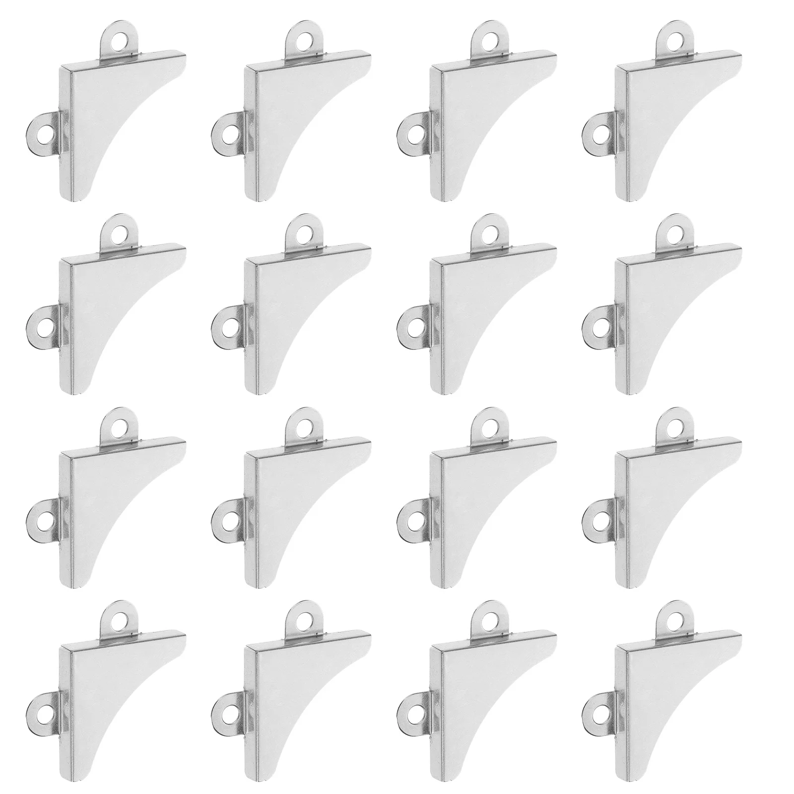 

50Pcs Metal L Shape Corner Brackets Bathroom Mirror Mount Heavy Duty Frame Hardware Kit Picture Frame Fixing Accessories