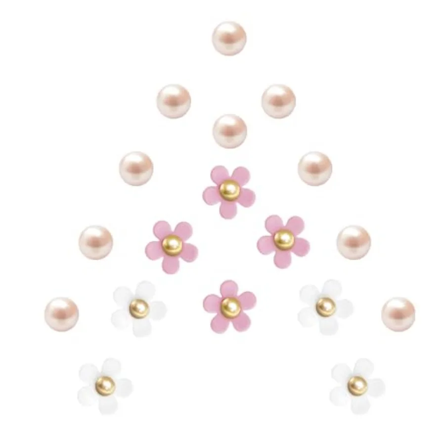 

Ziigole Cute Flower Shoe Charms for Women, 18Pcs Acrylic Daisy Charms with Pearls Decoration for Girls' Clog Sandals, DIY Shoe