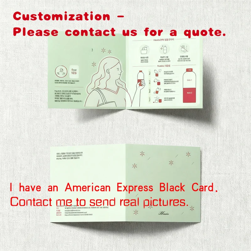 

custom.Full Color Tri-Fold Cosmetic Brochure Glossy Laminated Custom Beauty Product Promotion Paper Leaflet Four-Fold Flyer