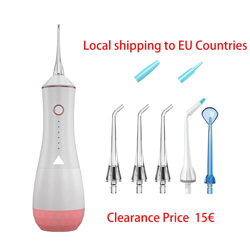 Electric Oral Irrigtor Powerful Water Dental Flosser Teeth Tougue Cleaning Gum Care Six Replacement Nozzles Oral Hygiene Device