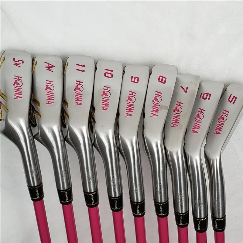 Set completo da golf Beres-S06 da donna Set mazza da golf Driver da golf + legni + ferri + putter / 13 pezzi con copertura della testa dell'albero in grafite