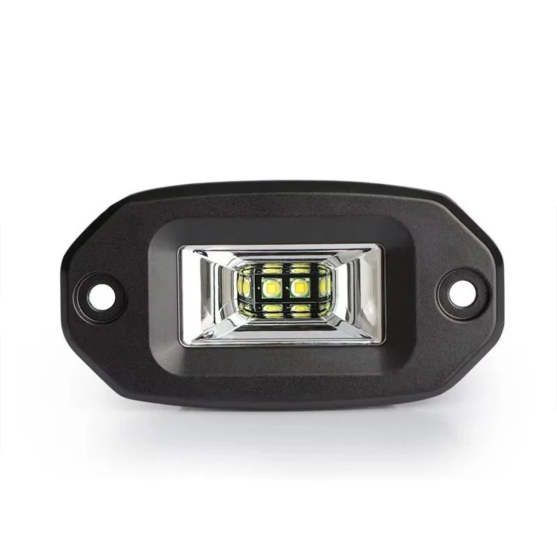 

12V 24V For 4 Inch Flush Mount Led Pod Light Off Road Driving Work Lights Fog Lamp Flood Beam Car Daytime Running Lights