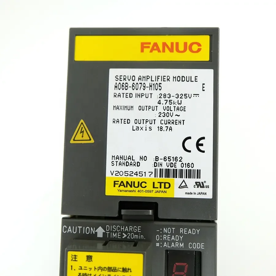 Fanuc Servo Drive Japan  A06B-6134-H201#C  A06B-6122-H075#H553