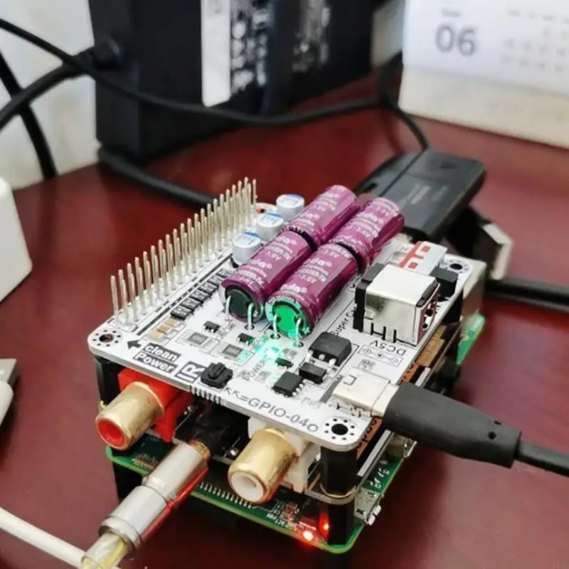 

J1HD HIFI Filtering Module Power Filter Super Capacitor Stable Power Supply For RPI