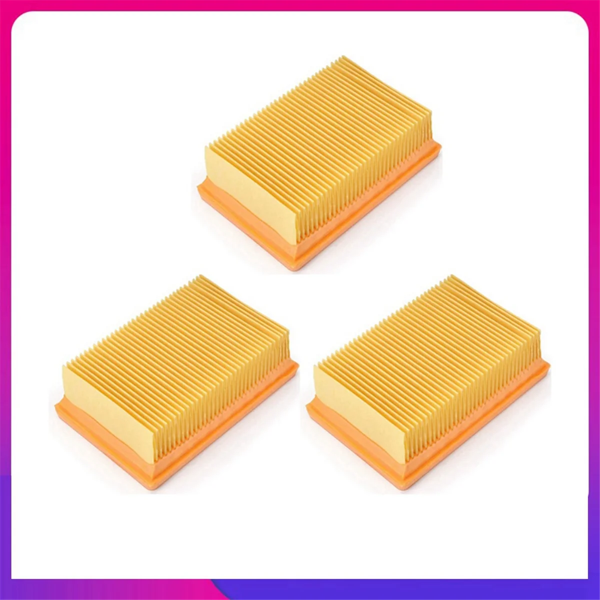 قطع غيار فلتر Hepa مسطح مطوي مسطح أضعاف ل MV4 MV5 MV6 WD4 WD5 WD6 استبدال أجزاء الملحقات جزء