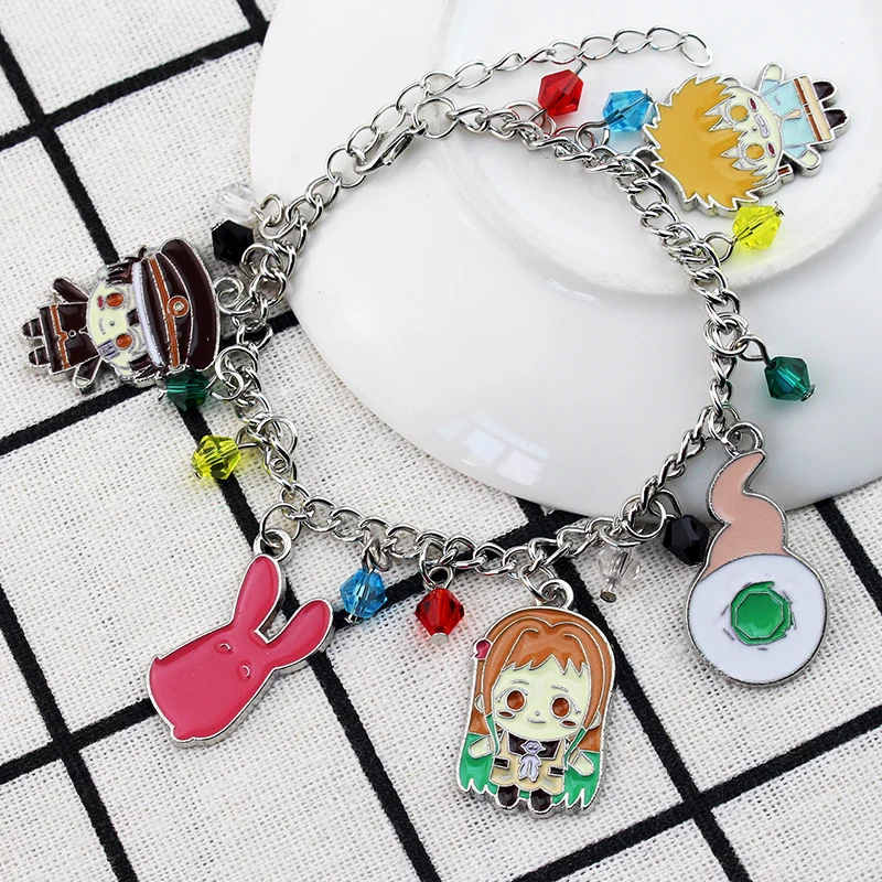 Anime Toilet Bound Hanako Kun Charm Bracelet Yugi Amane Cosplay Bangle Bracelet for Women Girl Cartoon Figure Bracelet ﻿