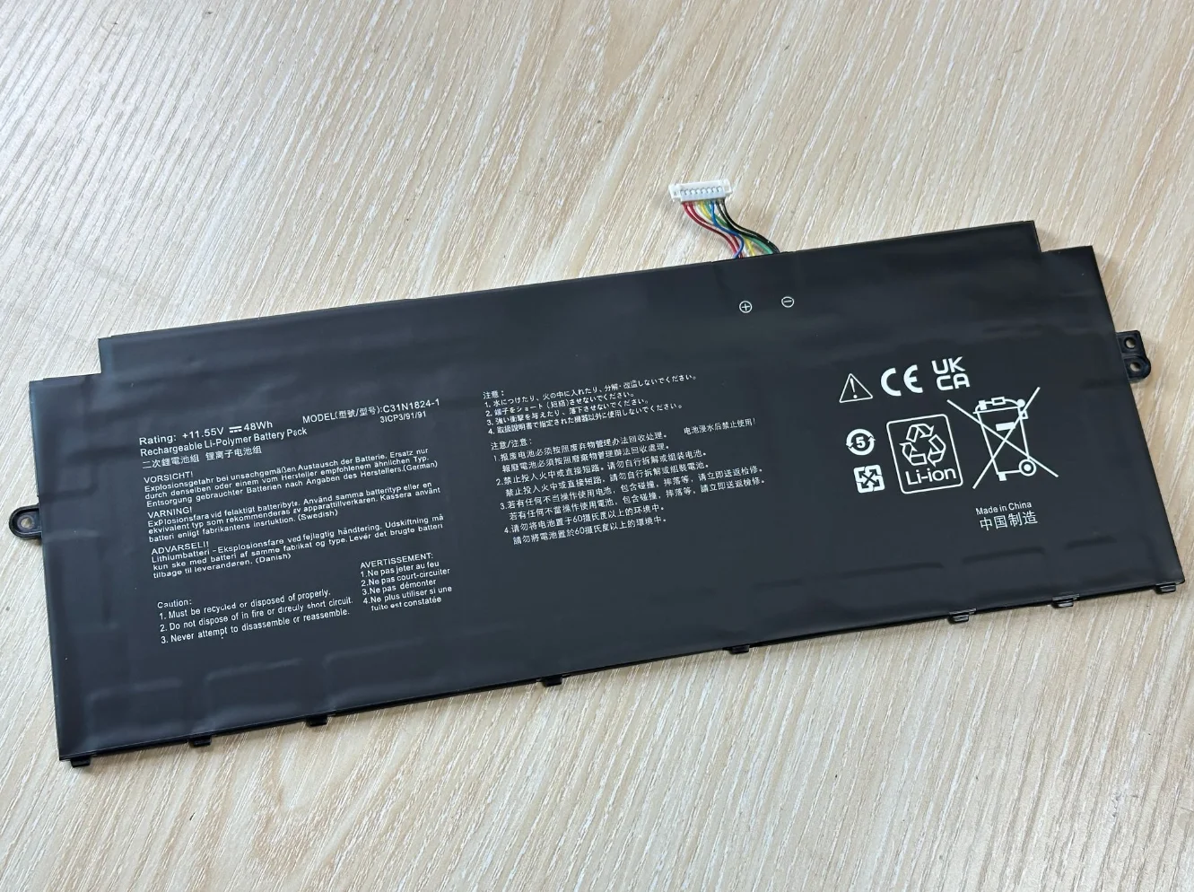 C31N1824-1 Laptop Battery for Asus Chromebook C425 C425T C425TA Flip C433 C433T C433TA Z3400 Series