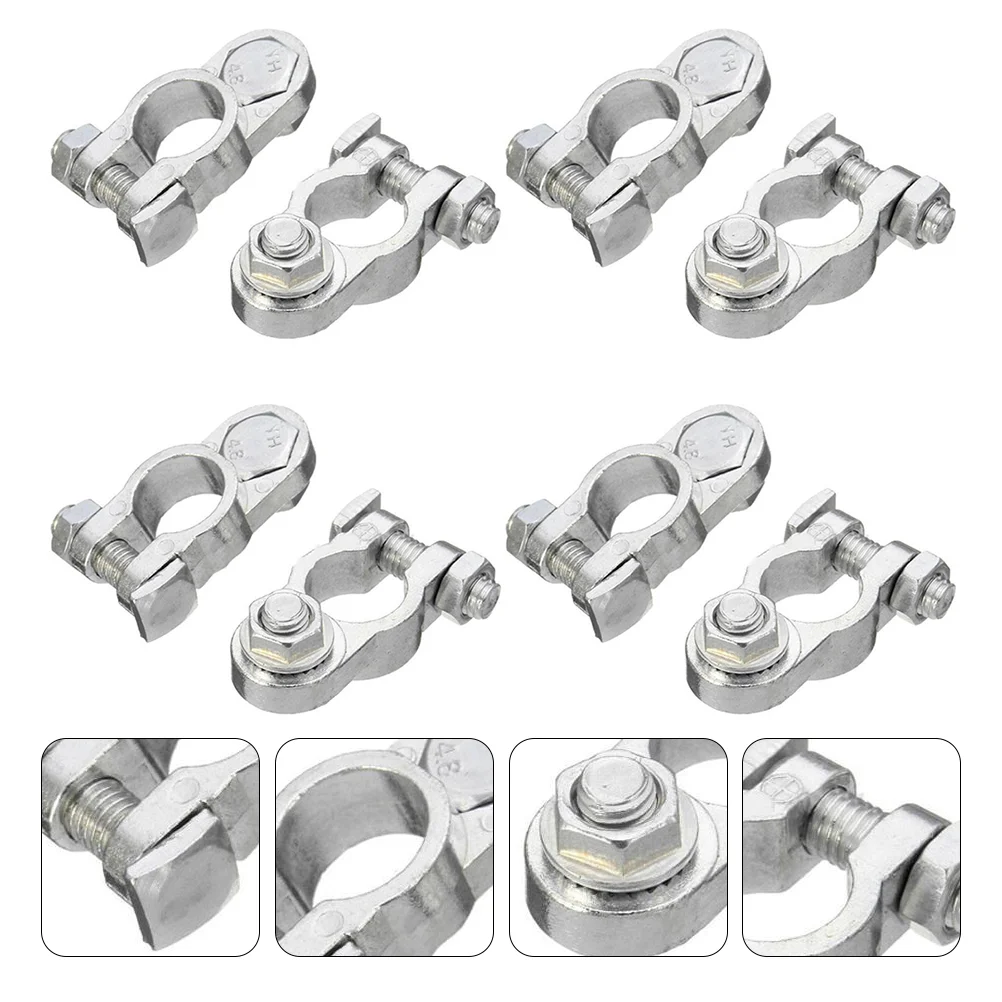 8 Pcs Universal Clip Terminals Storage High Temperature Resistant Car Modification Accessories Aluminum Alloy