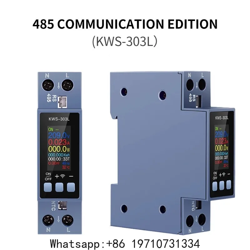 

AC 85~290V WIFI Smart Switch Circuit Breaker LED Energy Meter KWh Power Metering Timer Relay Remote Control Smart Life for Tuya
