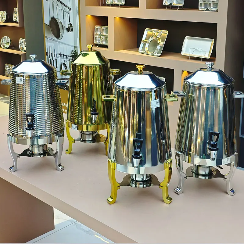 

13L large capacity coffee juice hot tea dispenser hotel restaurant stainless steel beverage heater dispenser