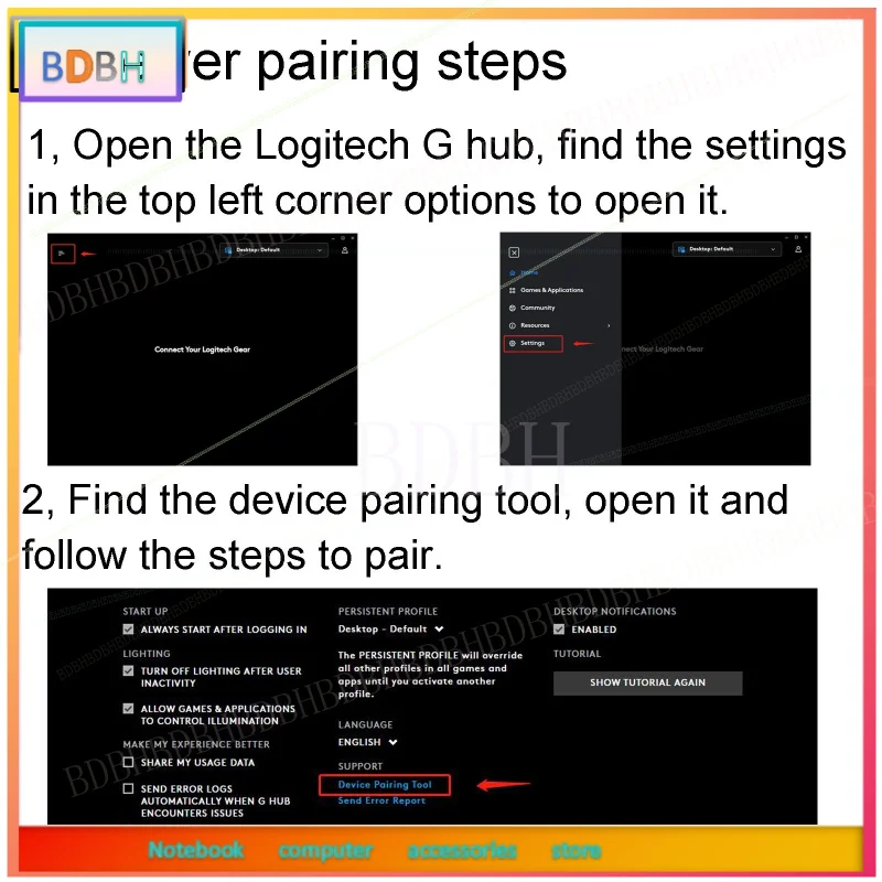 USB Dongle Mouse Receiver Adapter for For For Logitech G304 / G305 Wireless Mouse