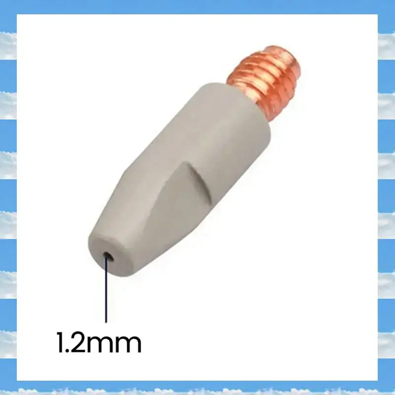 

A11I 5Pcs 24KD Coating Protection Nozzle 1.2Mm MIG Torch Gas Nozzle Tip Holder Of 24KD MIG Welding Torch
