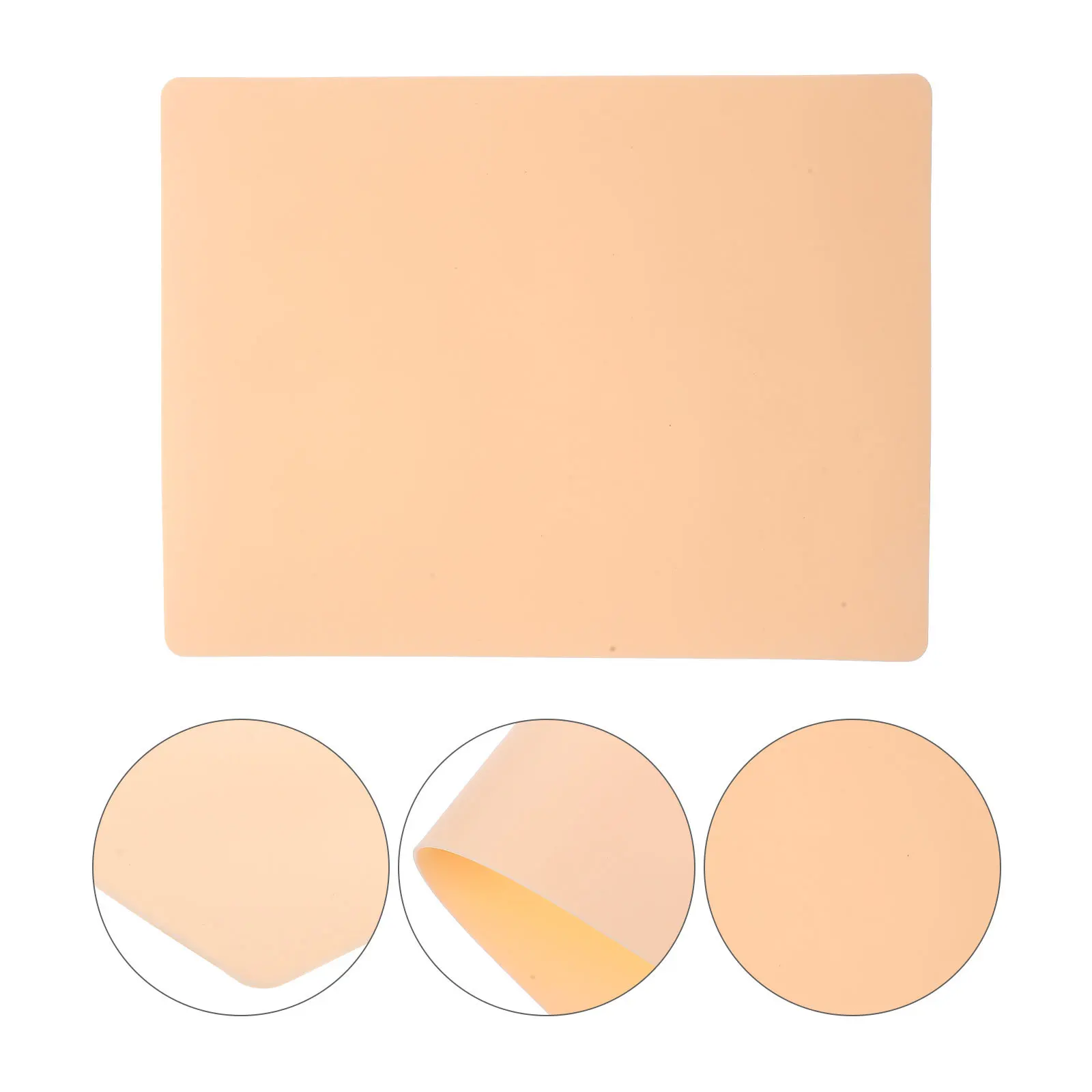 

15Pcs Silicone Tattoo Practice Skin Sheets Comfortable and Practical Blank Skin for Tattoo Salon Use Practice