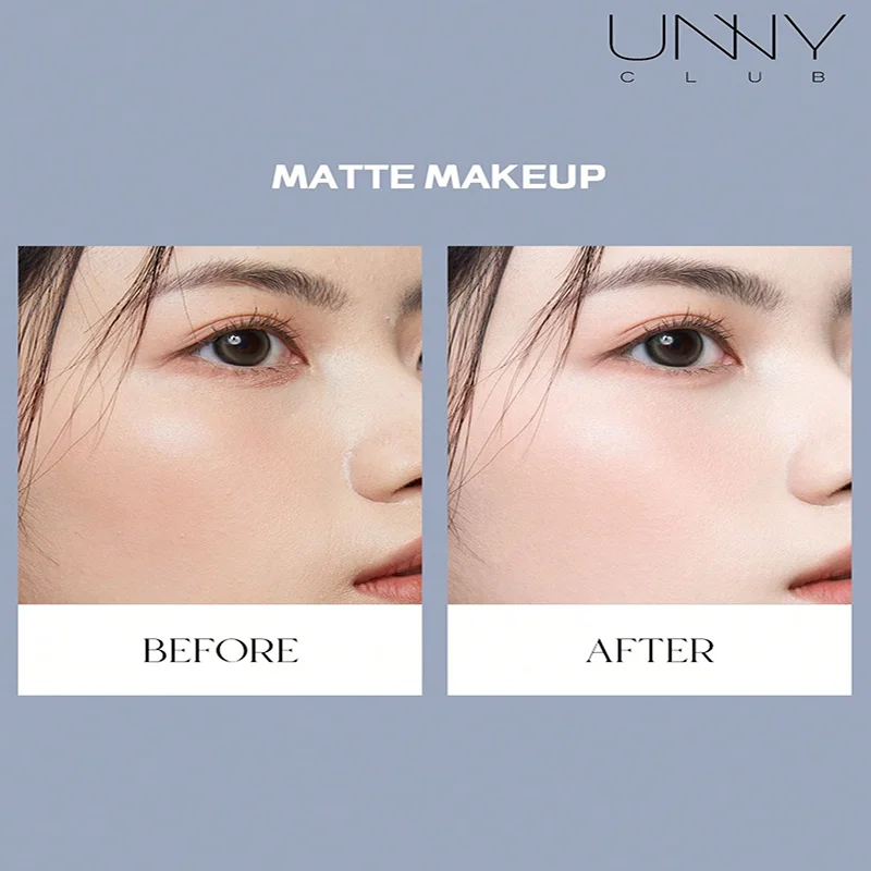 Polvo suelto de ajuste de alta definición, niebla mate, control de aceite de larga duración de 12H, efecto de enfoque suave y ligero para máscara de línea fina