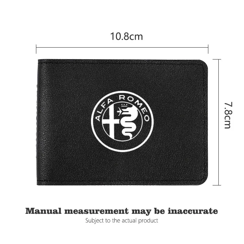 Ultra-thin Car Driver License Cover Credit Card Holder For Alfa Romeo 156 159 147 4C 8C 166 Giulia Giulietta Mito