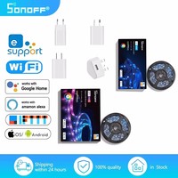 SONOFF L3 Pro WiFi Smart LED Strip Lights RGB/RGBIC 5M Flexible Lamp Tape Wireless Voice/ Local Control Work With Alexa Ewelink
