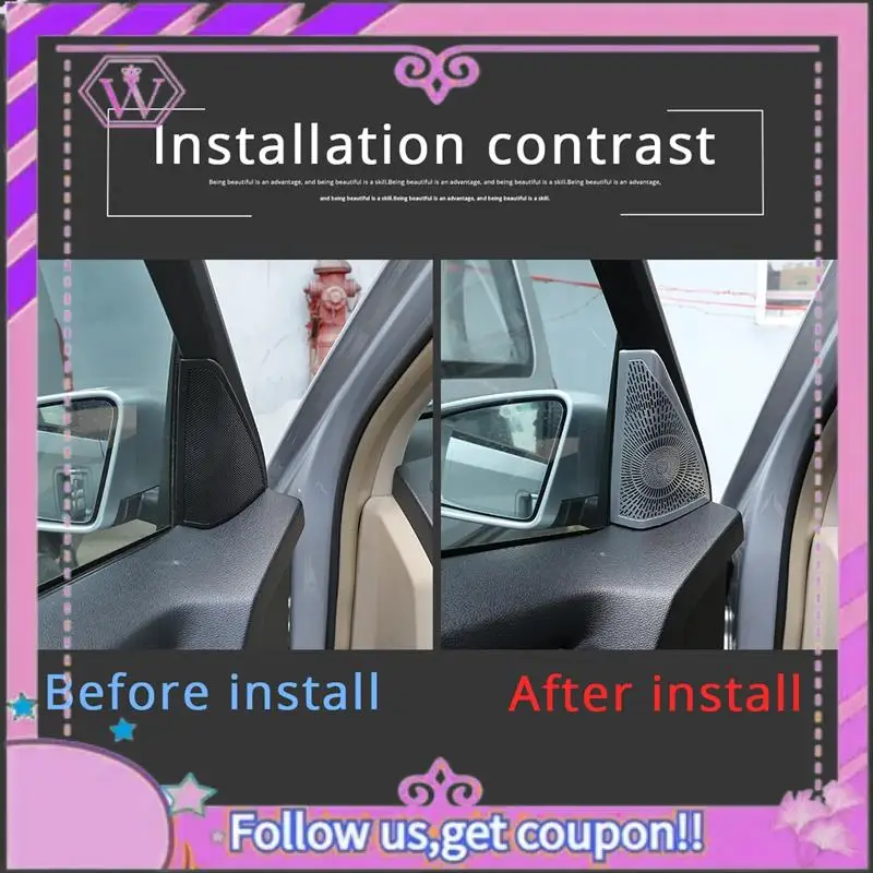 

A90U-для Mercedes-Benz GLK X204 GLK 200 300 260 350 360 2008-2015, крышка автомобильного аудиодинамика, наклейка на звуковой сигнал автомобиля, внутренняя отделка