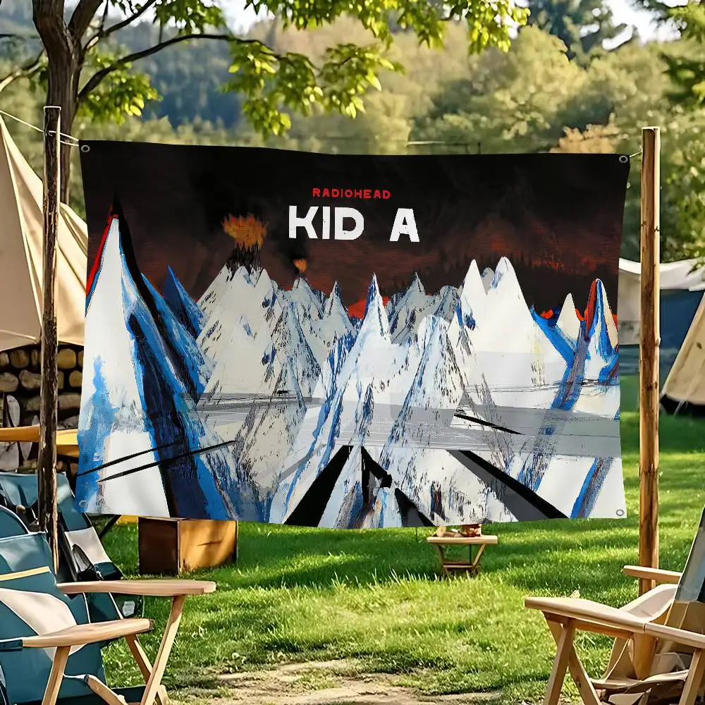 Classic R-Radiohead Rap Band Advanced Printing Commercial Advertising Flag Company Party Banner