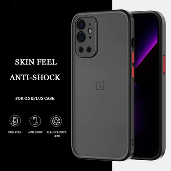 OnePlus 5 5T 6 6T 7 7T 8 8T 9 10 PRO NORD 2 CE CE2 N10 N100 5G 무광택 투명 충격 방지 카메라 보호 커버 OPPO 용 전화 케이스