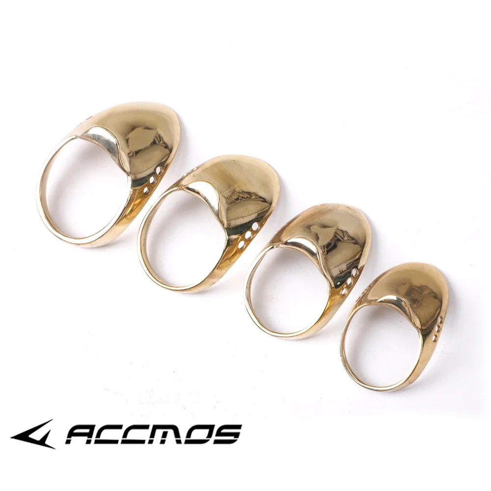 Archery Thumb Protection Brass Pulling Finger Tool Buckle Protection Ring Shooting Hunting Accessories - view 5