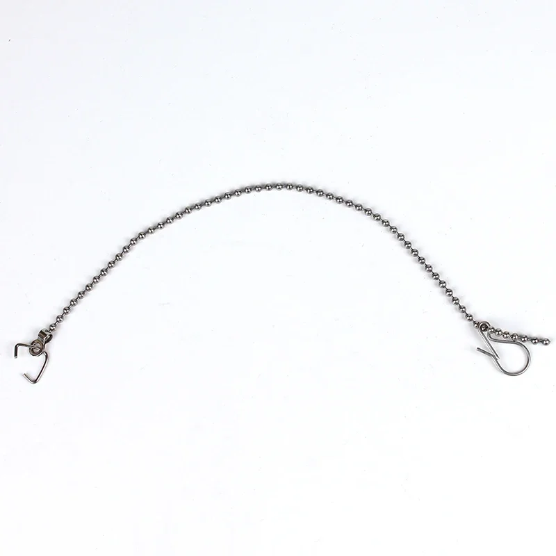 

1Pc Stainless Steel Toilet Flapper Chain 27.5cm Toilet Handle Lever Lift Flush Replacement Ball Chain Toilet Repairing Tool