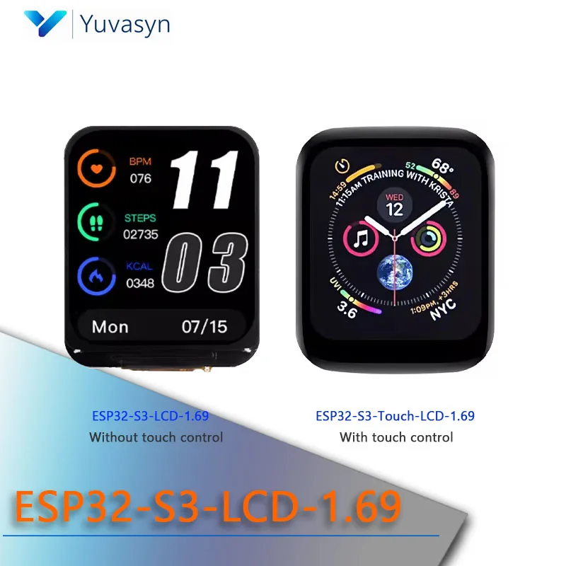 

ESP32-S3-LCD-1.69 ESP32 S3 1.69-inch LCD Liquid Crystal Display Development Board 240×280 Color Display Built-in Six-axis Sensor