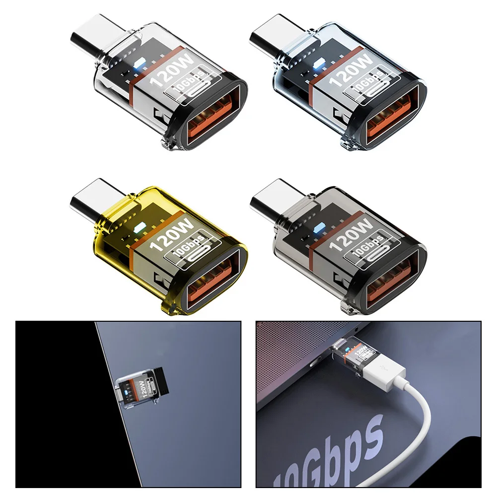 Type C Male to USB A Female Charger Converter with Efficient Data Transmission Speed and Enhanced Power Output