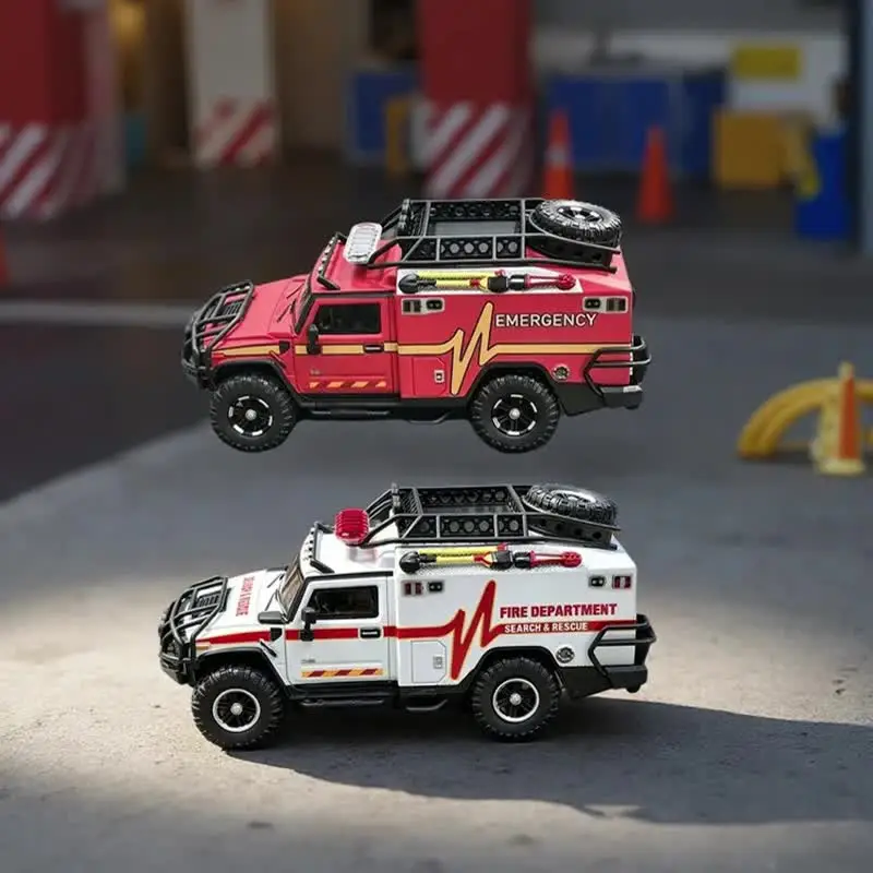 【入手困難】DIE-CAST PROMOTIONS  HUMMER2  1:18 MK Miniatures Diecast 1/64 Alloy Model Car Hummer H2 Ambulance