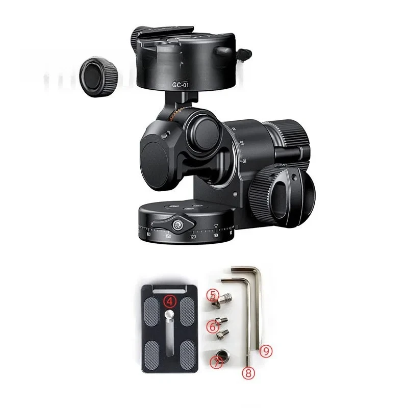 

GH-PRO II+ Geared Head Panoramic Tripod Head Accessories For DSLR Camera Lose Weight