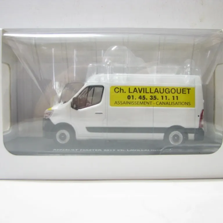 diecast-eligor-1-43-scale-renault-master-2019-chlavillaugouet-alloy-car-model