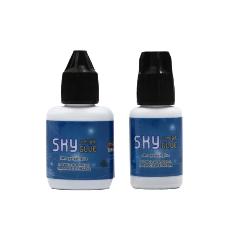 1 szt. Sky Glue do przedłużania rzęs 1-2 sekundy szybkoschnący klej do rzęs klej S + typ 5 ml/10 ml czarny klej — zdjęcie 2