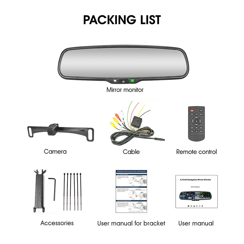 4.3 Inch Car Rear V…