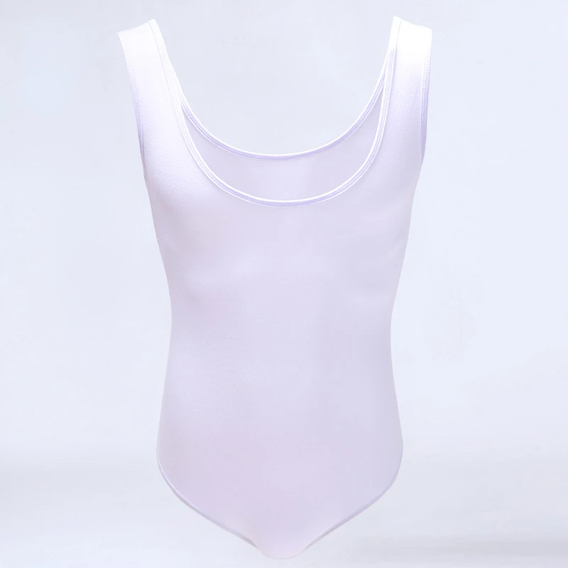 Bodysuit masculino de algodão sem mangas, dancewear profissional, collant de ginástica, calças justas de treinamento, colete esportivo apertado