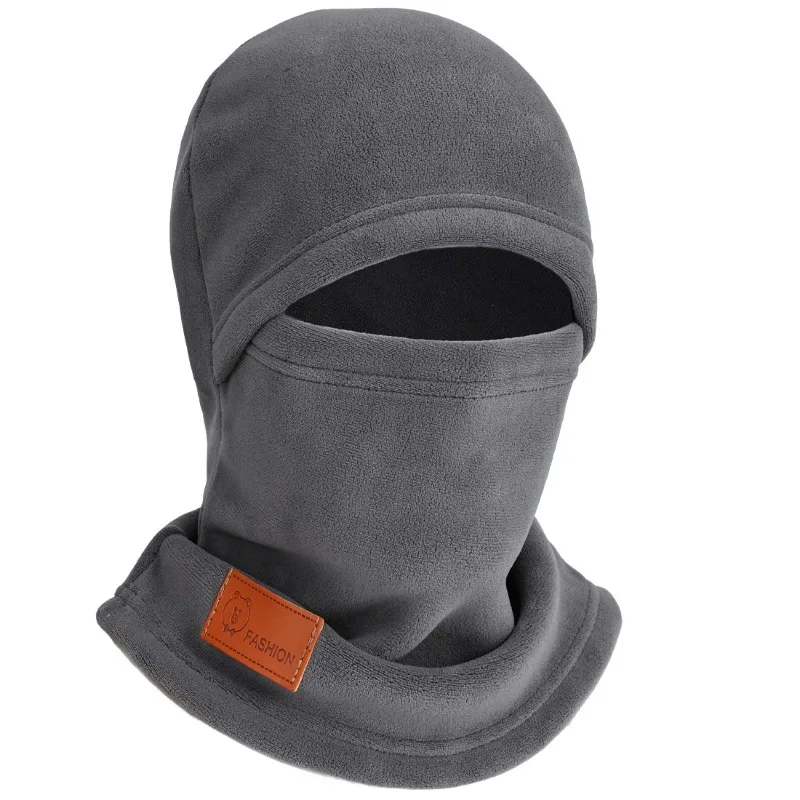 Fleece Hat Men Women Winter Windproof Warm Mask Outdoor Skiing Riding Neck Cover Electric Vehicle Headgear Ear Cap Thermal