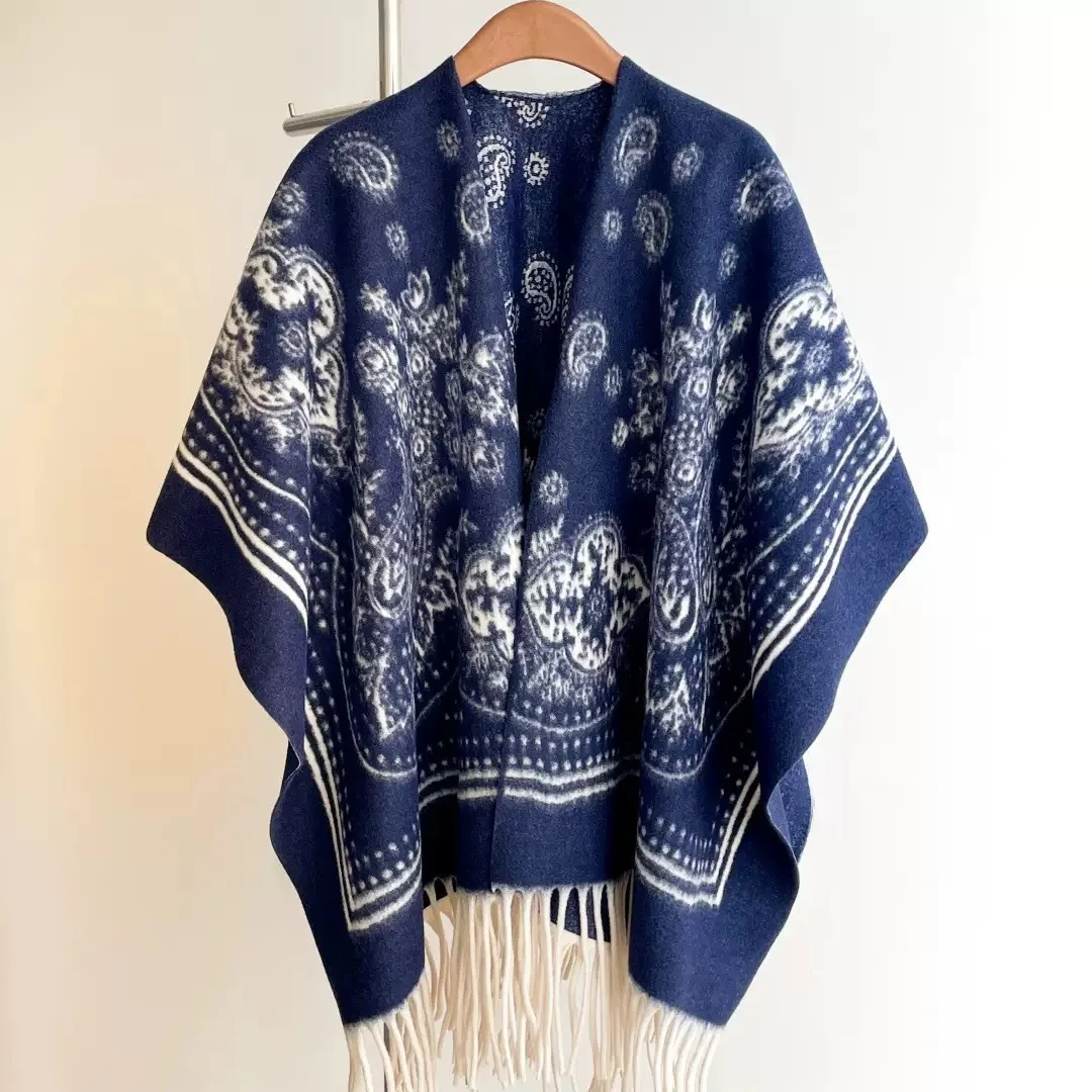 Herfst Winter Zachte Halswarming Sjaal Bovenkleding Thermische Sjaal Chinese Stijl Kalligrafie Print Modieus Gelaagdheid Cadeau P1