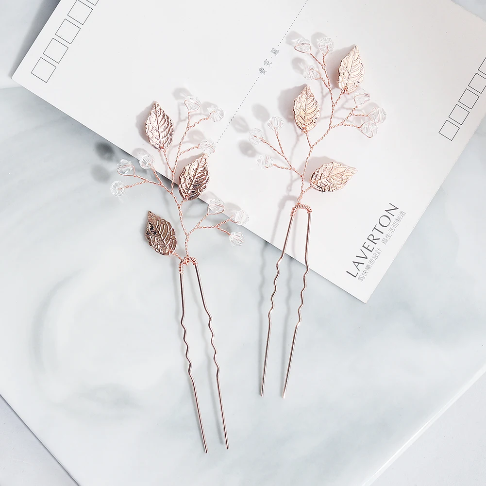 Blumen Perlen Perlen Haarstab Kristall Haar Braut Haarnadeln Zubehör Haarnadeln Perlen Haarschmuck Strass Haarnadeln – Detail 16