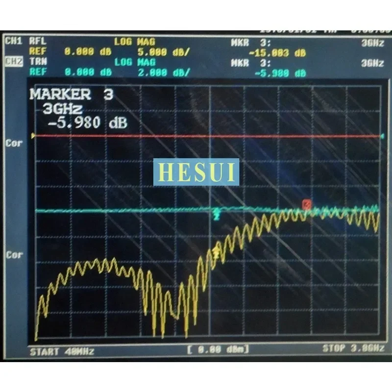 DC- 4000MHz 4GHz 1 divide2 Resistive Microwave RF power divider Module RF Power Splitter module RF clock frequence divider board