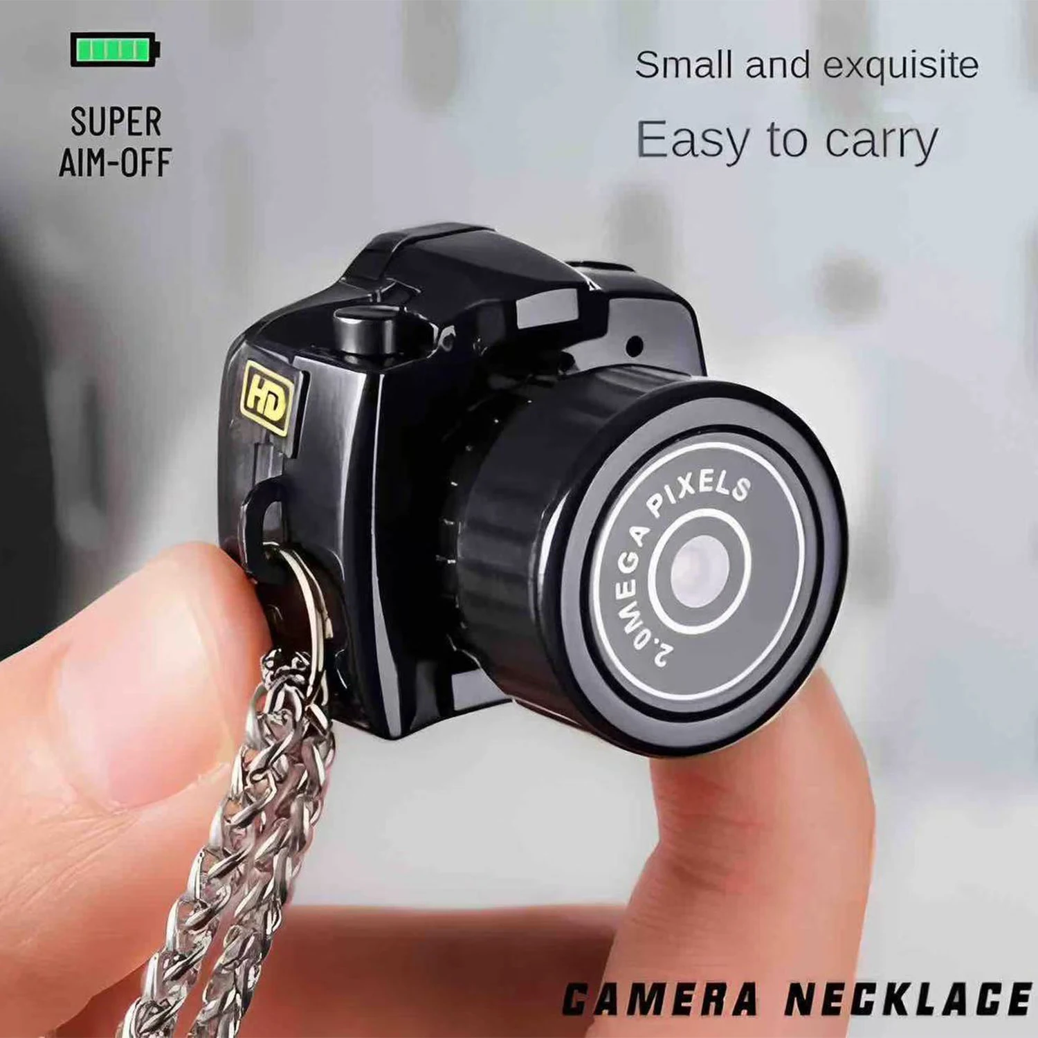 

Y2000 Mini Camera Portable Audio Video Recorder Ultra Small Body Camera Sport DV DVR Security Protection Surveillance Camcorder