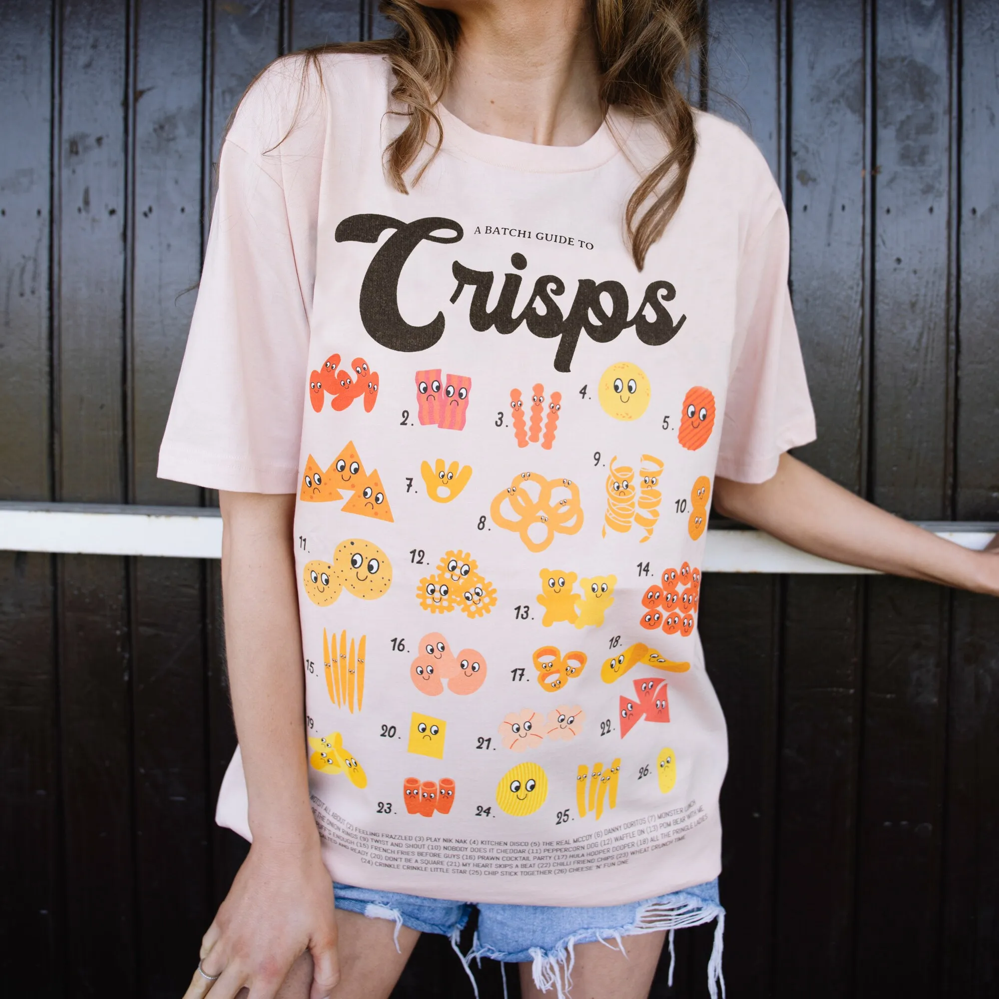 A Guide To Crisps Women’s Graphic T-Shirt