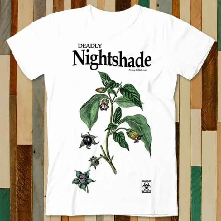 Deadly Nightshade Atropa Belladonna Plant Goth Flower Toxic