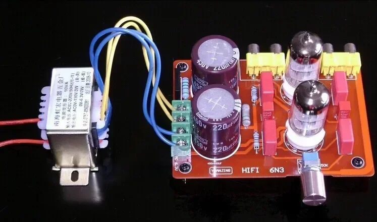6N3 tube pre-amp board,(With transformer)/Electronic valve amplifier board