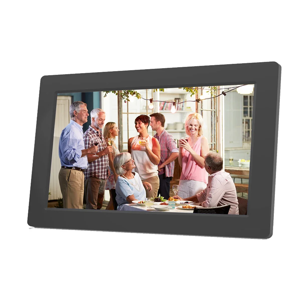 Groothandel Veidoo Muur Monteerbaar 1280*800 Touchscreen 15.6 Inch Vierkant Ips Digitale Fotolijsten Voor Familie